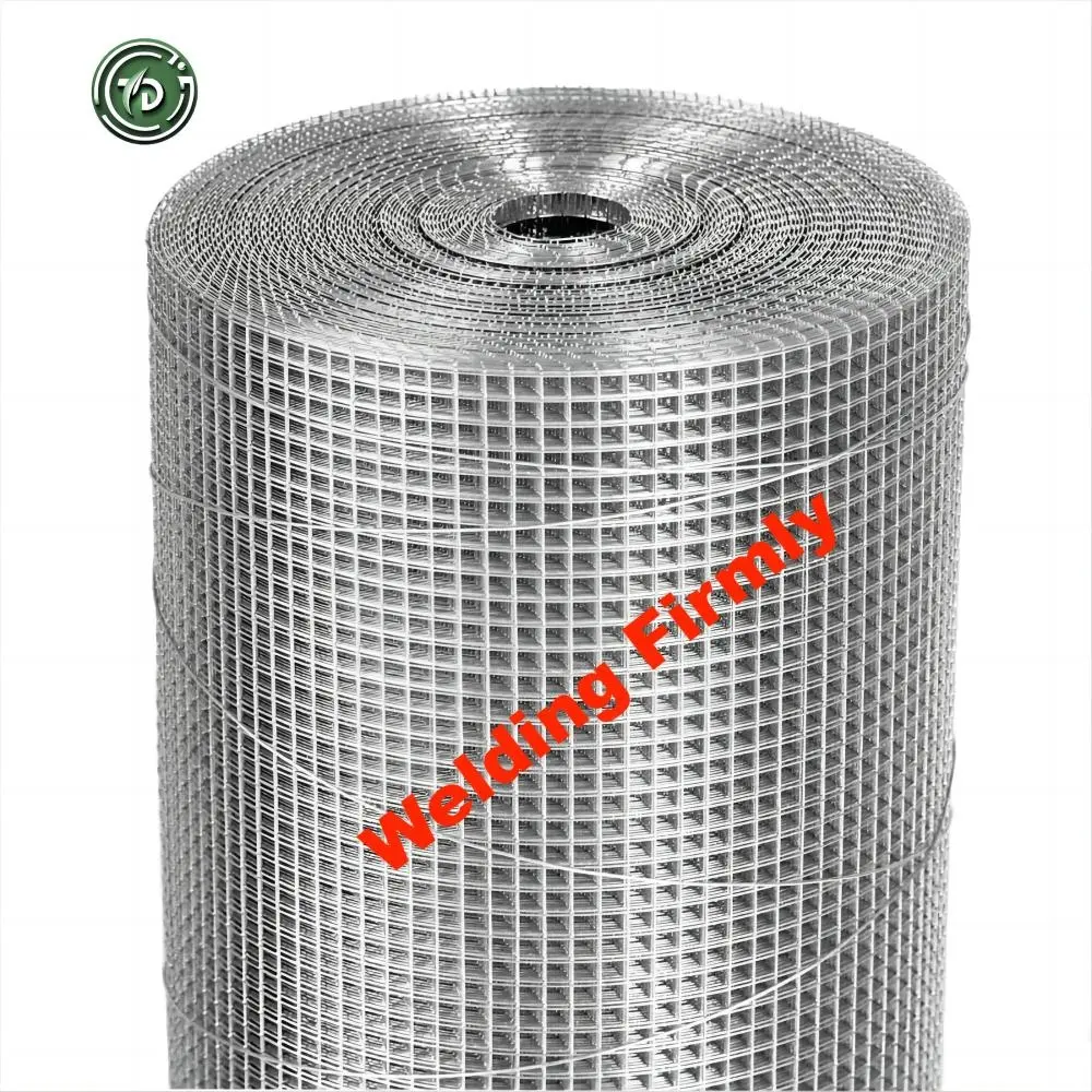 Hardware Cloth Cage Chicken Pens Roll Electro Hot Dipped Galvanized Iron Welded Wire Mesh For Garden Fence