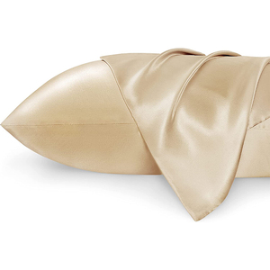 OEKO <strong>Wholesale</strong> Low MOQ Hot Selling Luxury Smooth Hidden Zipper Washable Nature <strong>Silk</strong> Pillow Case 19/22/25mm Stain <strong>Silk</strong> Pillowcase - Product Image 2