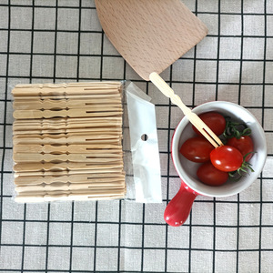 Palillos de bambú desechables para frutas, pequeños, para fiestas y uso doméstico, grosor de 2.0mm-3.0mm, origen Fujian - Product Image 3