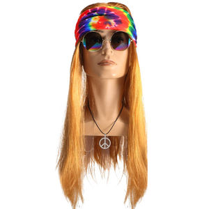 Camisa y chaleco bohemio para <span class=keywords><strong>hombre</strong></span>, traje de fiesta hippie con temática de los 70, a la venta, personalizado, con stock en madera, 1960s gear, venta al por mayor - Product Image 6