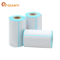 Étiquettes adhésives thermiques imperméables écologiques de forme personnalisée pour l'emballage et la marque avec impression offset