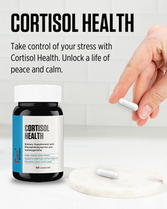 Fabricante de Suplementos Nutracéuticos para la Salud del Cortisol con Ashwagandha para Mejorar el Sueño, 60 Cápsulas para la Salud del Cortisol - Product Image 2