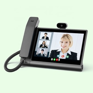 Téléphone fixe professionnel IP VoIP avec écran tactile HD de 10,1 pouces, qualité vidéo HD, Android, Wi-Fi, SIP, Gigabit Ethernet, PoE - Product Image 2