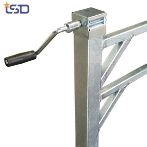 Auvent en aluminium à 2 portes avec boîte pour chien et plateau à Ute personnalisé avec tiroir à bascule/planche de tête/porte arrière/côtés - Product Image 4