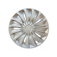 Enjoliveurs de roue universels en plastique ABS chromé de 13/14/15/16 pouces, de luxe, pour la protection décorative et la modification automobile des jantes en fer