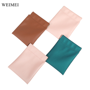 Weimei Spot Custom Logo Magnetic Pu Leather Jewelry Storage Pouch <b>Change</b> Purse for Earphone Car Key Storage - Product Image 6