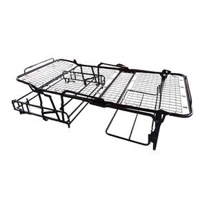 Three <b>Fold</b> Iron Mesh <b>Sofa</b> Bed Frame 98cm-180cm Foldable Carbon Steel Minimalist Design For Living Room - Product Image 2