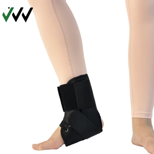 Medizinische Knöchelbandage für Verletzungserholung Verstellbare Kompressionsstütze Verstauchungen Schwellungen Gelenkschutz Unisex Nylon - Product Image 3