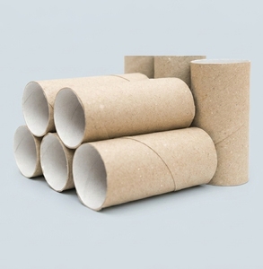 Tubo de cartón kraft reciclado al por mayor para rollos de papel higiénico, tamaño personalizado, para fabricantes de rollos de papel. - Product Image 1