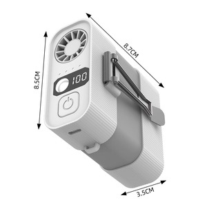 พัดลมคาดเอวความเร็วสูง ระบายความร้อนสำหรับงานกลางแจ้งที่อุณหภูมิสูง สถานที่เชื่อมโลหะ พัดลมคาดเอวแบบพกพา - Product Image 6