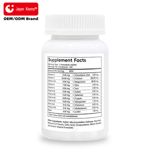 Fabricante OEM de Suplementos Multivitamínicos Shecome, Apoyo al Crecimiento, 120 Tabletas Multivitamínicas y Minerales para Niños - Product Image 5