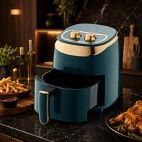 Friteuse à air électrique 3,2 L sans huile, en plastique, pour usage domestique, avec bac amovible, pour cuisson sans huile, prix de gros