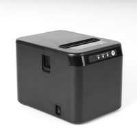 Impresora Térmica de Recibos de 80 mm para Cocina de Restaurante con Cortador Automático, Interfaz USB y LAN, Compatible con Windows/Android/Linux