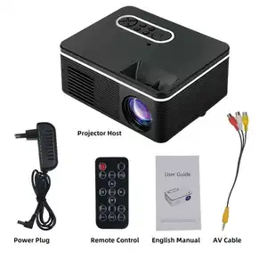 Yeni S361/H90 Mini kablosuz mobil projektör ev LED taşınabilir Mini projektör HD 1080P projektörler