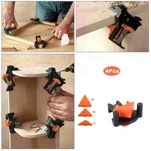 Serre-joints d'angle réglables en plastique pour le travail du bois, 4 pièces, 60/90/120 degrés, fixation rapide - Product Image 5