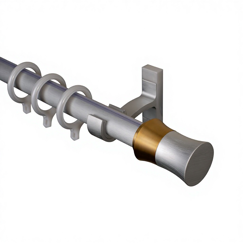 Silver white-single rod