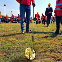 Outil de mesure de distance mécanique à grande roue avec une précision élevée de 0,5 % et une portée maximale de 99,999,9 km pour les surfaces plus étendues