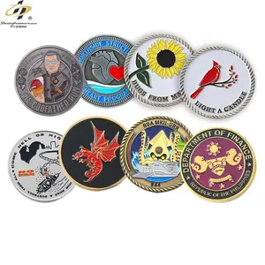 High Quality Coins Manufacturer Cheap Personalised Custom Coin 3d Zinc Alloy Brass Engraving Challenge Coin Silver Gold Brass Coin Collection