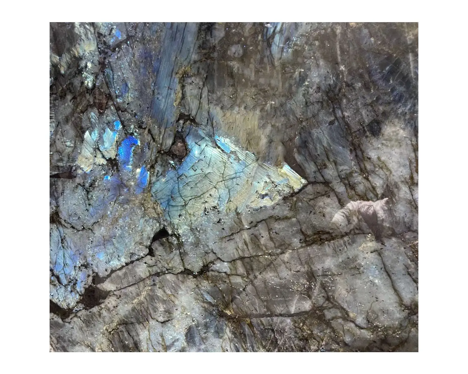 Labradorite Blue Green Polish Granite Slab Labradorite Blue Granite tiles