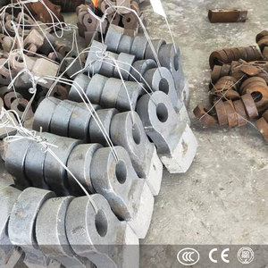 Pièces d'usure en acier à haute teneur en manganèse pour concasseur de pierres, broyeur à marteaux pour machines minières - Product Image 6