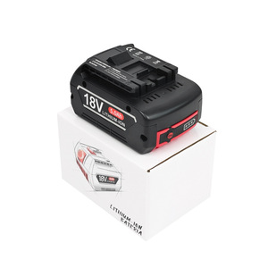 Batterie lithium-ion de remplacement Bosch 18V pour outils électriques tels que les meuleuses d'angle et les marteaux perforateurs – pack batterie BAT609 - Product Image 1