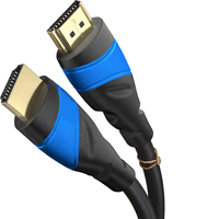 Cable HDR de 1.5m-15m con Revestimiento de PVC Chapado en Oro y Blindaje Combinado, 4K 60Hz 18Gbps, para TV, PC y Proyector