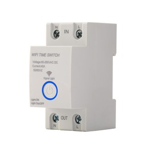 Minuteur programmable Wi-Fi Hexyl 2P 40A à commande tactile via application mobile pour la domotique - Product Image 3