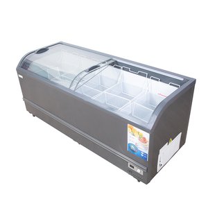 Congelatore a Isola Commerciale a Prezzo di Fabbrica, Vetrina Orizzontale in Vetro Temperato per Alimenti Congelati - Product Image 3