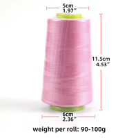Fil à Coudre en Gros de 3000 Yards pour Textiles de Maison et Vêtements, 100% Polyester 40/2