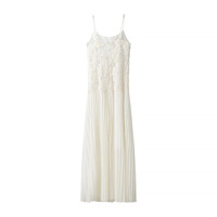 Robes de soirée élégantes et sexy décontractées d'été RTS Y00282 pour femmes, robe à bretelles plissée avec décoration florale, coupe ajustée