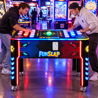 Machine de jeu d'arcade commerciale de réflexes avec boutons à taper pour enfants, adultes et centres de divertissement familial