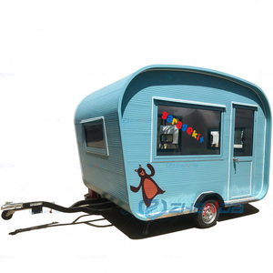 Mobile Vending <b>Hot</b> <b>Dog</b> Vehicle Portable Food Stall Kiosk Outdoor Use Food Counter Design Mobile Street Food Cart for Sale - Product Image 4