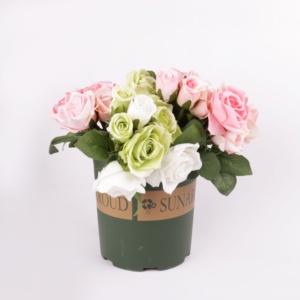 Pots de <span class=keywords><strong>fleurs</strong></span> ronds en plastique de <span class=keywords><strong>grande</strong></span> <span class=keywords><strong>taille</strong></span> avec plateau, sortie d'usine, meilleurs pots de <span class=keywords><strong>fleurs</strong></span> en plastique de 2022 - Product Image 1