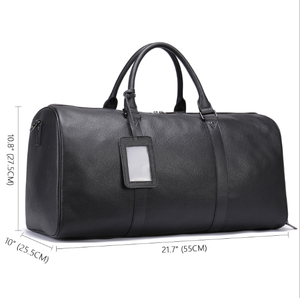 Modische Luxus-Reisetasche aus Leder, Wasserdicht – Übergroße Reise- & Geschäftstasche mit Großer Kapazität für Herren, Fitnessstudio und Sport - Product Image 5