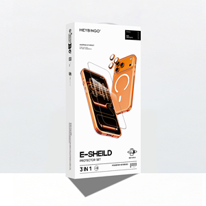 Heybingo Combo <span class=keywords><strong>Protezione</strong></span> Telefono 3 in 1, Pellicola Protettiva Schermo, Pellicola <span class=keywords><strong>Protezione</strong></span> <span class=keywords><strong>Fotocamera</strong></span> e Custodia Protettiva Completa - Product Image 1