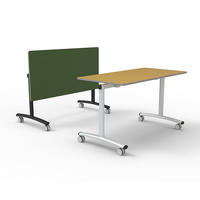 MUOSEN Cadre de table Mobilier de bureau Table de salle de réunion de formation pliante Grande petite table pliante à rabat Bureau