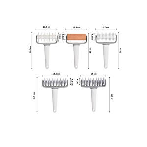 Rouleaux à pâtisserie et à pâtes, aiguilles à pâtisserie, outils de découpe de pâte, perforateurs pour croûtes de pizza ou pâtes - Product Image 5
