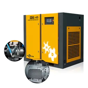 HANDE produttore di compressori d'aria all'ingrosso 45KW 60HP compressore d'aria 220V/380V/440V/600V compressore d'aria a vite a velocità fissa