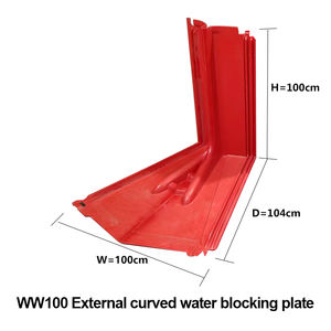 Barrière anti-inondation en ABS de type L Bei'hui, nouvelle génération, avec protection anti-corrosion rouge, taille personnalisée pour portes de garage - Product Image 3