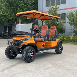 <span class=keywords><strong>Voiture</strong></span> <span class=keywords><strong>de</strong></span> golf électrique confortable blanche 4 places avec sièges réglables antidérapants Idéale pour les zones <span class=keywords><strong>de</strong></span> loisirs des villages <span class=keywords><strong>de</strong></span> retraite - Product Image 2