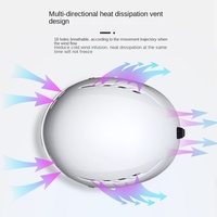 Casque de ski professionnel personnalisé pour hommes et femmes, avec lunettes intégrées, design intégral, matériau ABS, tailles M/L