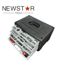 Newstar Professional – Coffret d'outils domestiques multifonctionnels en acier au carbone, 99 pièces, couleurs personnalisables, avec source d'alimentation manuelle, dans un étui rigide