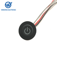 Interrupteurs à bouton-poussoir industriels en acier inoxydable 20-22 mm 5V-25V Momentary IP65