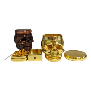 Fashion Design Colorful 4 Layers Zinc Alloy Customized Tobacco <b>Grinder</b> Manual <b>Herb</b> Crusher - Product Image 2