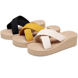 Zapatos de Novia con Cordones y Suela Gruesa de Verano, Estilo Nuevo, para Mujer, Parte Superior de Piel Sintética, Suela de Goma, Zapatos de Playa, Talla Grande - Product Image 5