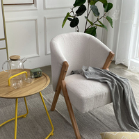 Canapé individuel populaire, chaise de balcon, table et chaise de négociation, chaise de loisirs simple pour gîte et hôtel