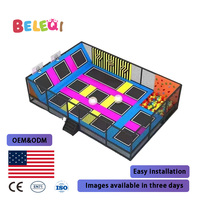 Parc de trampolines intérieur et équipements de jeux pour enfants sur mesure, conçus gratuitement par l'usine, pour centre de loisirs et aire de jeux, à vendre