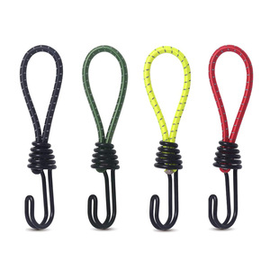 Corde élastique de camping en plein air avec crochet, diamètre 3,5 mm 6 mm, longueur 16 cm, sangle de fixation pour tente et bâche - Product Image 3