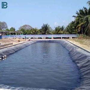 1.0Mm 1.5 Mm Kunstmatige Meertank Dam Stortplaats Voering 0.75 0.5Mm Garnalenvisvijvers Kwekerij Voering Hdpe Pvc Voering Geomembranen - Product Image 2
