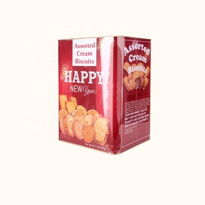 Boîte de biscuits, emballage de chocolat, mélange de vanille, biscuits assortis, biscuits sandwich, 4 formes - Product Image 2